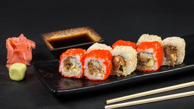 59-SPICE TERIYAKI MAKI (16 gab.)